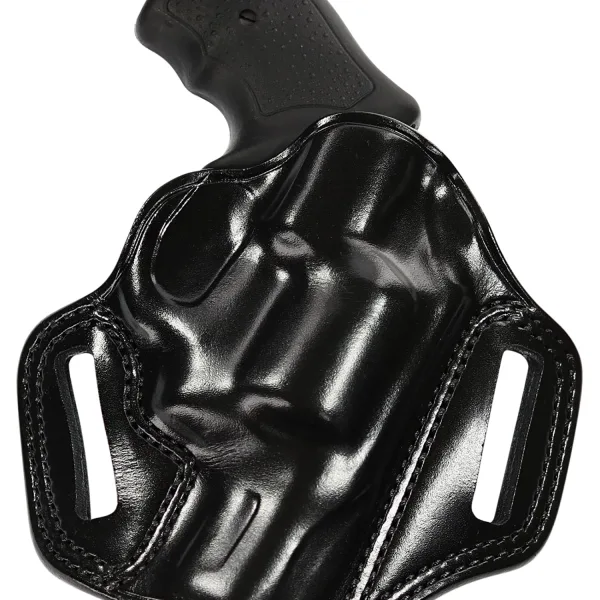 Galco CM838B Combat Master  OWB Black Leather Belt Slide Fits Sig P365 Fits Sig P365 SAS Right Hand