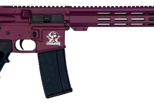 Great Lakes Firearms GL15223SSCHY AR-15  223 Wylde 16" Stainless 30+1, Black Cherry Rec, Black Stock & Grip