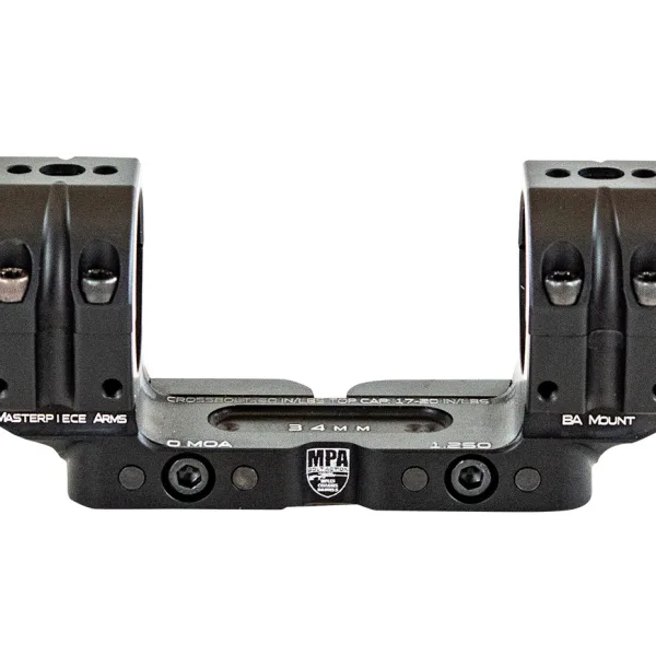 MasterPiece Arms BAMOUNT301125 MPA BA Bolt Action Mount  Black