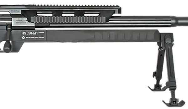 Steyr Arms 610551 HS 50 M1 50 BMG 5+1 35" Black Steel Barrel, Black Mannox Picatinny Rail Steel Receiver, Black Synthetic Adj Chassis Stock, Black Polymer Grip