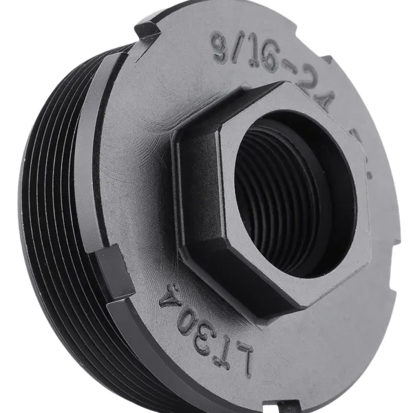 Dead Air LT301 HUB Direct Thread Mount 1/2"x28 4140 HT Alloy Steel Black
