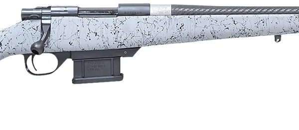 Howa HCE6ARCGRY 1500 Carbon Elevate 6mm ARC 20" Carbon Fiber Wrapped Threaded Barrel, Black Drilled & Tapped Steel Receiver, Fixed Stocky's Gray w/Black Webbing Synthetic Stock, Right Hand