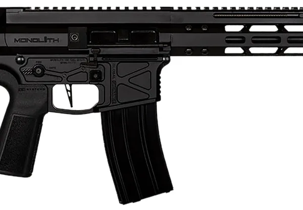 Global Ordnance LLC 197892003216 Monolithic  5.56 NATO 16" Barrel, Keymod Handguard, Modular Black Stock, Black Polymer Grip