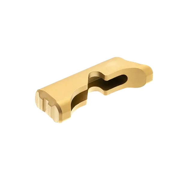 Tyrant CNC TDECHEMRGOLD  Extended Magazine Release Springfield Echelon PVD Gold Steel