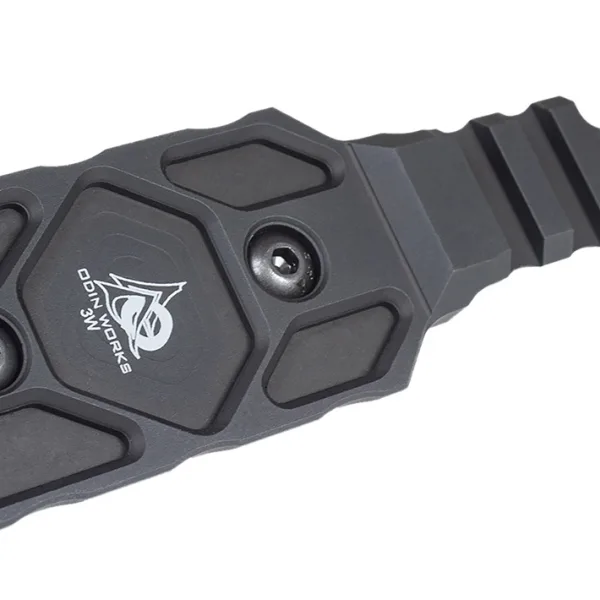 Odin Works ACCMLARCAMULTIRAIL M-LOK to Arca 3 Way Rail  Black Aluminum