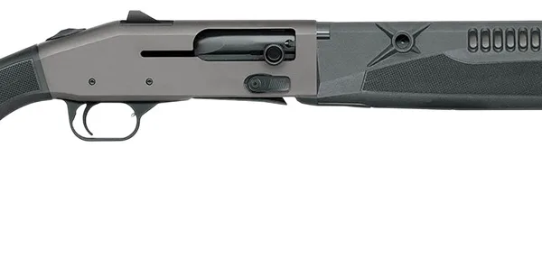 Mossberg 85170 940 Pro 12 Gauge 7+1 18.50" Tungsten Gray Cerakote Barrel, Tungsten Gray Cerakote Aluminum Drilled & Tapped Receiver, Black Fixed Synthetic Stock