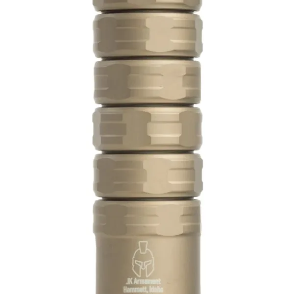 Jk Armament JK155RPX9KFDE RPX 155 9mm 1.55" Flat Dark Earth Aluminum/Titanium 1/2"x28