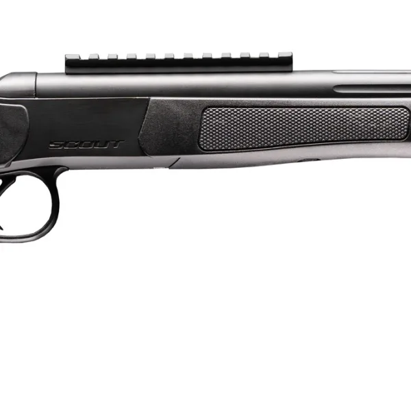 CVA CP801 Scout XP 223 Rem 1rd 11.50" Matte Stainless Steel Fluted Threaded Barrel, Picatinny Rail, Graphite Black XP Pistol Grip