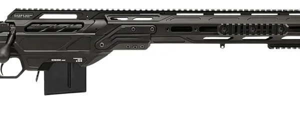 Cadex Inc CDXMCKRKN6524BR20I2B1N CDX-MC Kraken 6.5 Creedmoor 10+1 24" Black DLC Match Grade Threaded Barrel, Black DLC Receiver w/Picatinny Rail, M-LOK Handguard, Black Adjustable Folding Buttstock, B