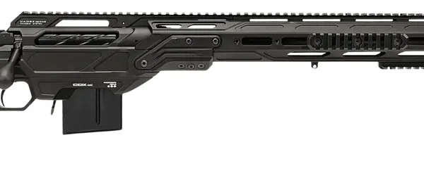 Cadex Inc CDXMCKRKN30824BR20I2F1 CDX-MC Kraken 308 Win 10+1 24" Black DLC Match Grade Threaded Barrel, Black DLC Receiver w/Picatinny Rail, M-LOK Handguard, Black Adjustable Folding Buttstock, Black P