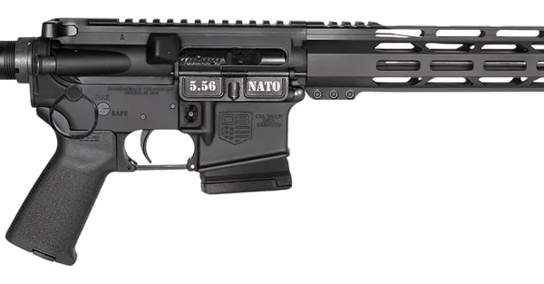 Diamondback DB1790K005 DB15 *CA Compliant 5.56 NATO 10+1 16" Black Nitride Barrel, Black Hardcoat Anodize Aluminum Receiver w/Picatinny Rail, M-LOK Handguard, Magpul MOE Polymer Brace & Magpul Black G