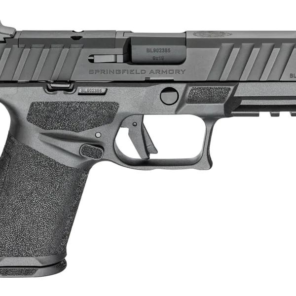 Springfield Armory ECA9409B Echelon Alpha 40.C 9mm Luger 15+1 4" Black Melonite Barrel & Optic Ready/Serrated Slide, Black Polymer Frame w/Picatinny Rail Adaptive Texture Grip