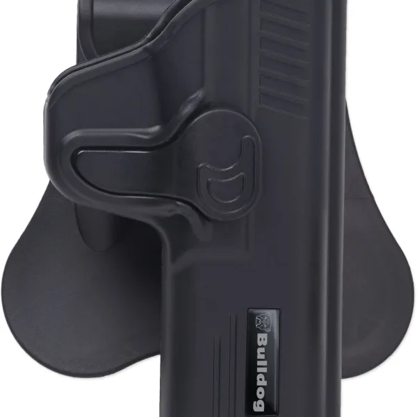 Bulldog RR1911C Rapid Release  OWB Black Polymer Paddle Fits 1911 Fits 3" Barrel Right Hand