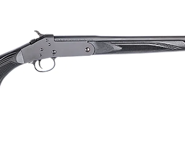 Stevens 19202 301  Compact 410 Gauge Break Open 3" 1rd 22" Matte Black Single Shot Barrel, Matte Black Carbon Steel Receiver, Fixed Matte Black Synthetic Stock, Ambidextrous