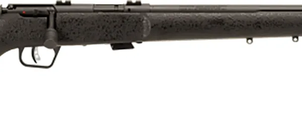Savage Arms 25745 Mark II TR Full Size 22 LR 5+1 22" Matte Black Heavy Fluted Barrel, Matte Black Drilled & Tapped Carbon Steel Receiver, Matte Black Tactical Wood Stock, Right Hand