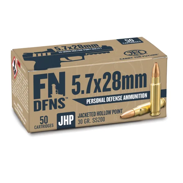 FN AMMO 30GR 5.7 JHP 500RD CASE