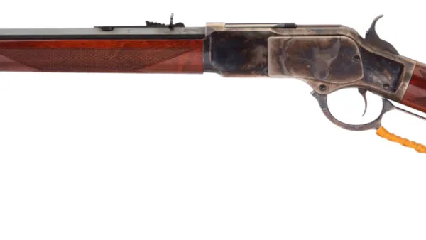 Taylors & Company 550239COM 1873 Comanchero 357 Mag Caliber with 10+1 Capacity, 18" Blued Barrel, Color Case Hardened Metal Finish & Walnut Straight Stock Right Hand (Full Size)
