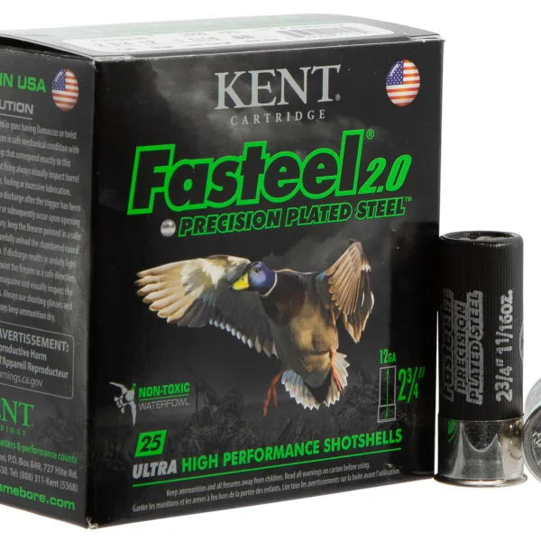 Kent Cartridge K122FS30BB Fasteel 2.0  12 Gauge 2.75" 1 1/16 oz BB Shot 25 Per Box/ 10 Case