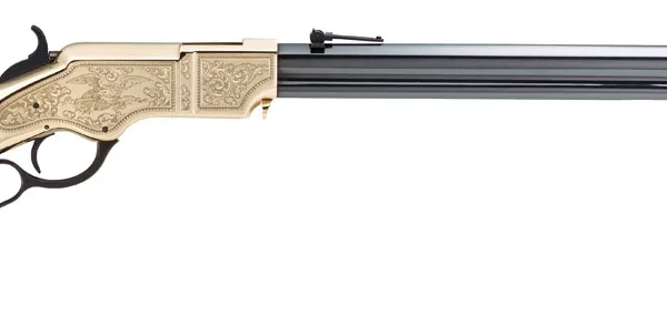 Henry H011D3 Original Deluxe 3rd Edition Full Size 44-40 Win 13+1 24.50" Blued Octagon Barrel, Brass Polished Brass Receiver, Fancy American Walnut Wood Stock Ambidextrous