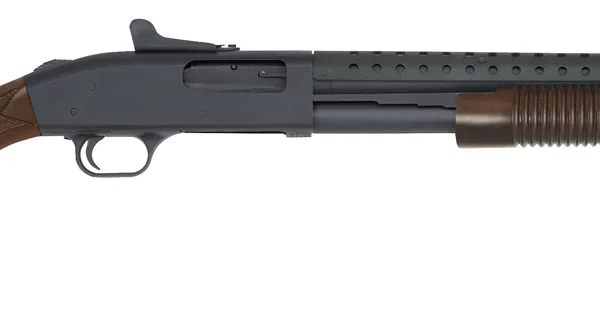 Mossberg 51665 590A1 Retrograde 12 Gauge 3" 8+1 20" Parkerized Heavy-Walled Barrel Black Rec with Ghost Ring Sight Walnut Stock Right Hand