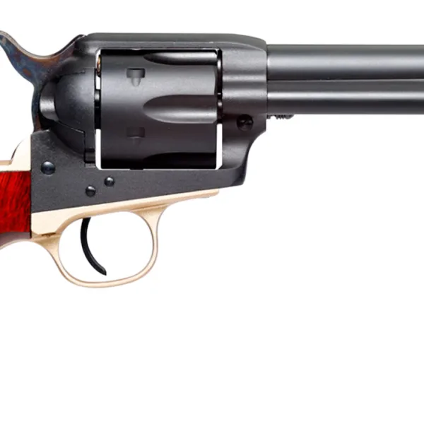 Taylors & Company 550429 Old Randall  357 Mag Caliber with 5.50" Barrel, 6rd Capacity Cylinder, Overall Matte Blued Finish Steel & Walnut Grip