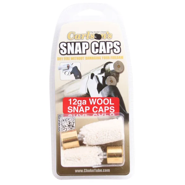 Carlson's Choke Tubes 00108 Snap Cap  12Gauge 2Pack