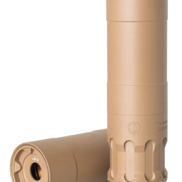 Rugged Suppressor OBSFDE9 Obsidian9  9mm Luger 1.37" Flat Dark Earth Cerakote 17-4 Stainless Steel 1/2"-28 tpi