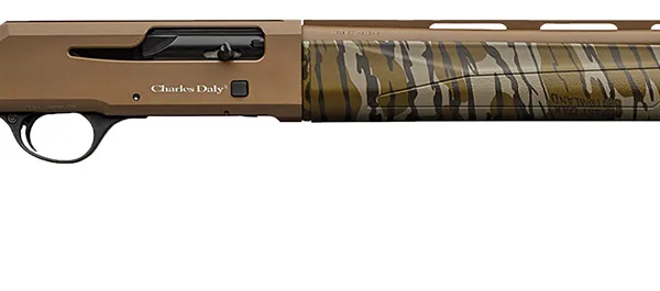Charles Daly 930272 601  20 Gauge 4+1 3" 22" Vent Rib Barrel, Flat Dark Earth Finished Barrel/Receiver, Mossy Oak Bottomland Stock & Forend, Includes 3 Chokes