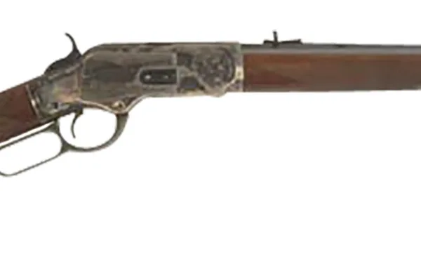 Cimarron CA2011G35 1873 Saddle Full Size 45 Colt (Long Colt) 10+1 18" Blued Octagon Barrel, Color Case Hardened Stainless Steel Receiver, Walnut Checkered Stock, Right Hand