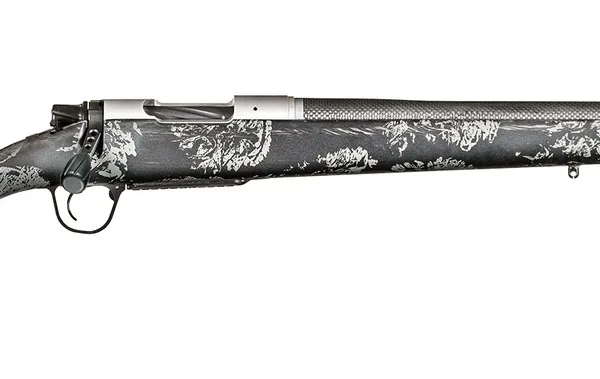 Christensen Arms 8010615900 Ridgeline FFT Full Size 300 PRC 3+1, 22" Stainless Steel Threaded Barrel, Stainless Aluminum Receiver, Black w/Gray Accents Fixed Sporter w/Flash Forged Technology Stock