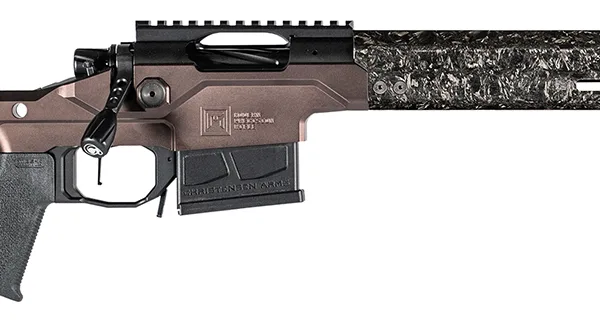 Christensen Arms 8010300800 Modern Precision  308 Win 16" Threaded Carbon Fiber Barrel 5+1, Black Nitride Finish, Desert Brown Anodized Folding Stock, Polymer Grip
