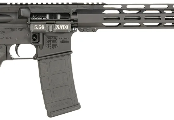 Diamondback DB1717K005 DB15  5.56x45mm NATO 30+1 16", Black, Magpul Carbine Stock & MOE Grip, 15" M-Lok Handgaurd