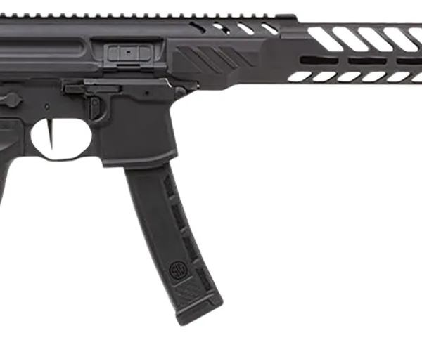 Sig Sauer RMPX16B935 MPX PCC 9mm Luger 35+1 16", Black, Slim M-Lok Handgaurd, Folding Magpul SL-K Stock, Three Chamber Comp, Timney Trigger, Ambi Controls