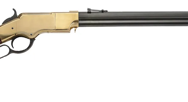 Cimarron CA288 1860 Henry Civilian 45 Colt (Long Colt) 12+1 24" Blued Octagon Barrel, Brass Stainless Steel Receiver, Walnut Fixed Stock, Right Hand