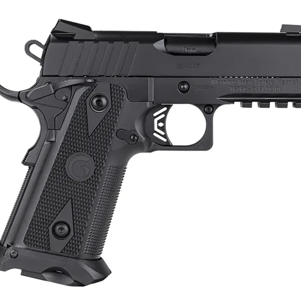 Girsan 395055 Witness2311  45 ACP 11+1 3.40" Black Steel Barrel, Black Serrated Steel Slide, Black Polymer Frame w/Beavertail & Picatinny Rail, Black Checkered Polymer Grip, Ambidextrous