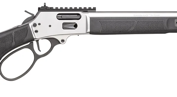 Smith & Wesson 13814 1854  45 Long Colt 9+1 19.25" Stainless Threaded Barrel, Picatinny Rail Stainless Steel Receiver, M-LOK Forend, Fixed Black Synthetic Stock