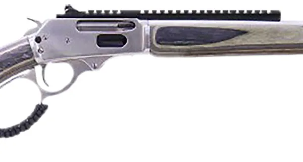 Rossi 950444189LW R95  444 Marlin 5+1 18" Matte Stainless Threaded Barrel, Stainless Polished Stainless Steel Receiver, Fixed Laminate Stock