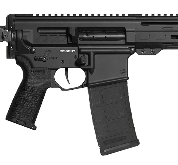 CMMG 30AC50F-AB Dissent MK4 300 Blackout 30+1 10.50" Black Nitride Threaded Barrel, 5.50" M-LOK Handguard, Black Armor Cerakote Aluminum Picatinny Rail Receiver, Black CMMG Zeroed Grip