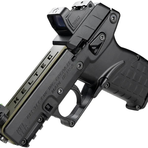 Kel-Tec P17BGRNOPTIC P17  22 LR 16+1 3.80" w/Optic & Holster Green