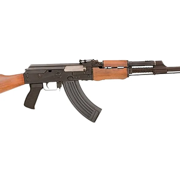 Zastava Arms Usa ZR72762W ZPAP M72 RPK 7.62x39mm 30+1 21" Black Finned Barrel Black, Black Steel Receiver, Fixed Walnut Stock, Detachable Bipod