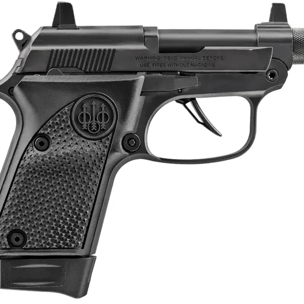 Beretta USA J20X22R8TB 20X Bobcat 22 LR 8+1 2.80" Black Steel Barrel, ELS/Serrated Steel Slide & Polymer Frame w/Beavertail, Helica Texture Grip