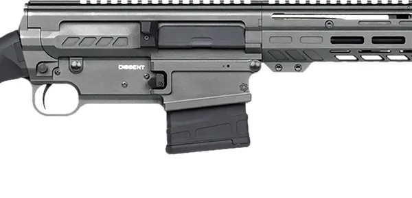 CMMG 38A530CTNG Dissent BR3 308 Win 10+1 16.10" Black Nitride Threaded Barrel, Tungsten Cerakote Aluminum Receiver w/Picatinny Rail, M-LOK Handguard, Magpul SGA Black Polymer Stock, Ambidextrous