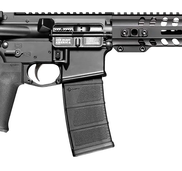 Patriot Ordnance Factory 2295 P15 Constable 300 Blackout 30+1 10.50" M-LOK Handguard, Black Anodized Aluminum Receiver w/Picatinny Rail, Black Polymer MFT Blade Stabilizer, MFT Grip