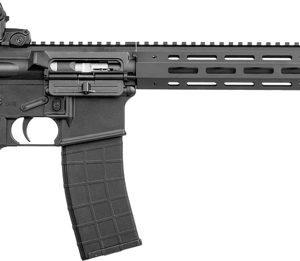 Tippmann Arms A101032 M4 Elite MSR 22 LR 25+1 16" Black Parkerized Threaded Barrel, Matte Black Aluminum Receiver w/Picatinny Rail, M-LOK Handguard, Black Adj CAR15 Polymer Stock, Black Gen2 Grip, Rig