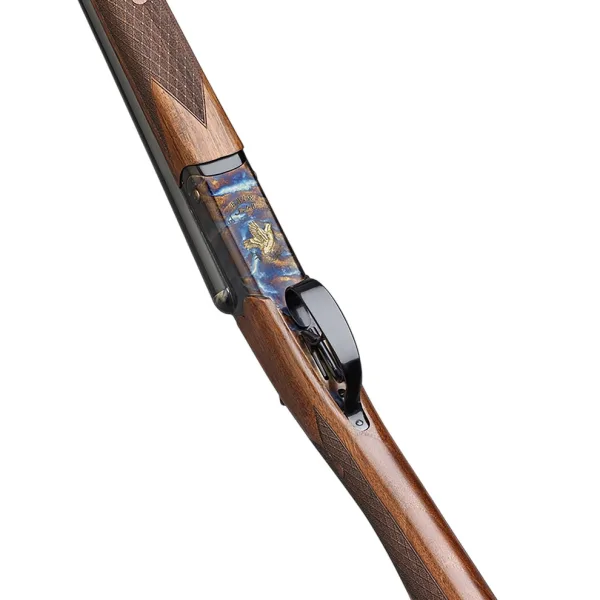 F.A.I.R. FRISII2828 Iside II 28 Gauge Break Open 2rd 28" Side By Side Barrel, Color Case Hardened w/Engraving, English Style Walnut w/Straight Grip Stock, Technichoke XP50 Choke System