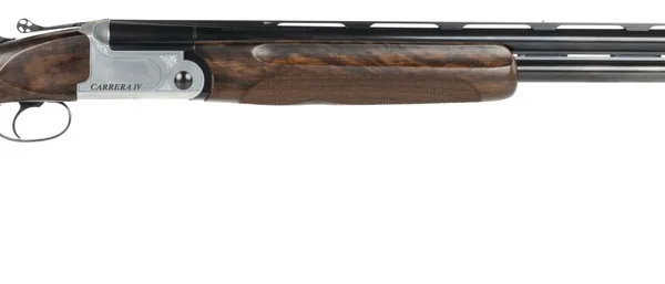 F.A.I.R. FRDCIV1232 Carrera IV  12 Gauge Break Open 2rd 32" Blued Over/Under Ported Barrel, Engraved Nickel Receiver, Walnut w/Adj Comb Stock, Technichoke XP70 Choke System