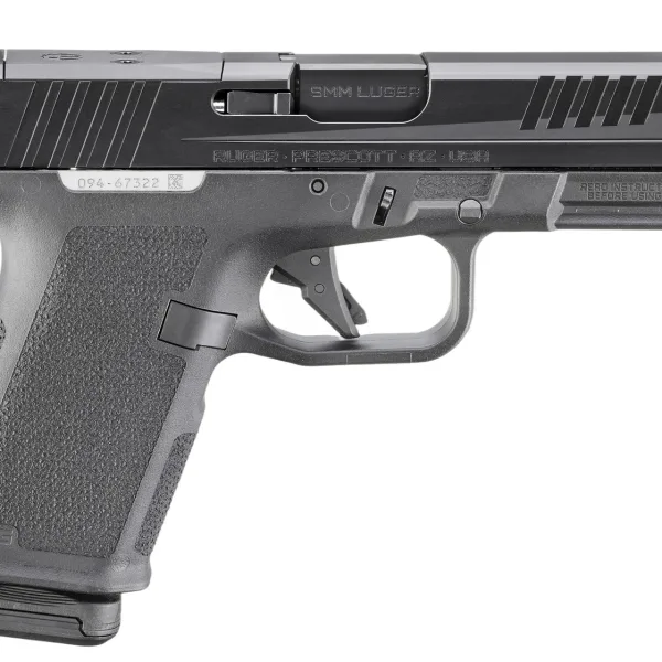 Ruger 19415 RXM  9mm Luger 15+1 4" Black FNC Nitride Alloy Steel Barrel & Optic Ready/Serrated Slide, Black Polymer Frame w/Accessory Rail, Textured Grip