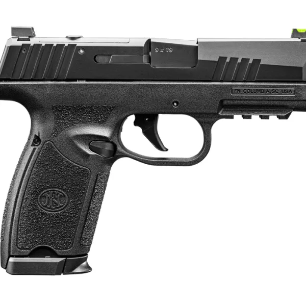 FN  309 MRD 9mm Luger 20+1 3.80" Black Steel Barrel & Optic Ready/Serrated Slide, Black Polymer Frame w/Picatinny Rail, Textured Grip, RMSc/DPP Footprint, Ambidextrous