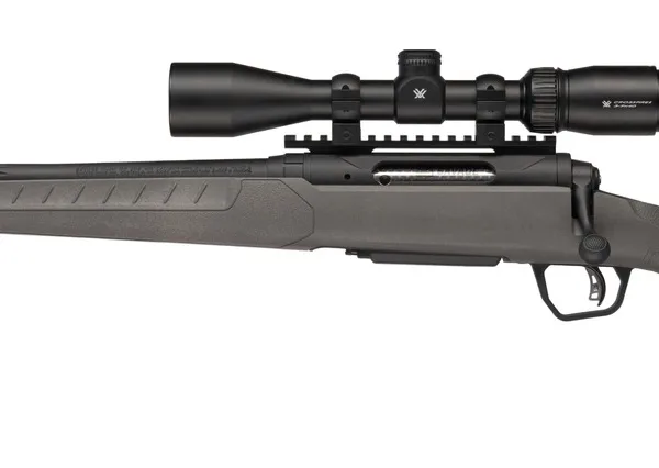 Savage Arms 32496 110 Trailblazer 300 Win Mag 3+1 22" Fluted Barrel, Flat Dark Gray Adj LOP Synthetic Stock, Left Hand