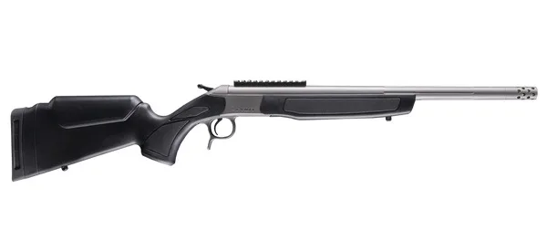 CVA CR4447S Scout Takedown 338 ARC Stainless Threaded Barrel & Receiver w/DuraSight Rail, Black Synthetic Stock